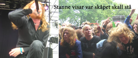 Stanne visar var skpet ska st (Dark Tranquillity)
